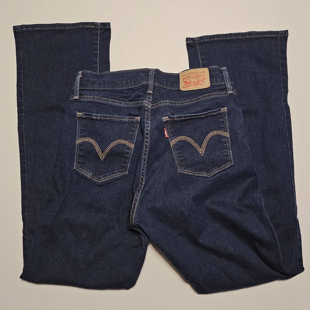 Levi's Blue Boot Cut Jeans Premium Denim